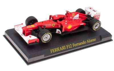pdm FERRARI F12 FERNANDO ALONSO N5 1/43 CON BASETTA