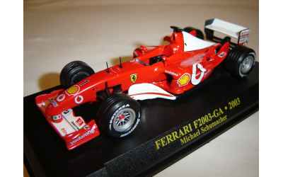 pdm FERRARI F2003-GA MICHAEL SCHUMACHER N.1 1/43 CON BASETTA