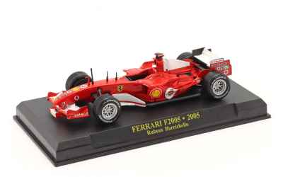 pdm FERRARI F2005 RUBENS BARRICHELLO 1/43 CON BASETTA