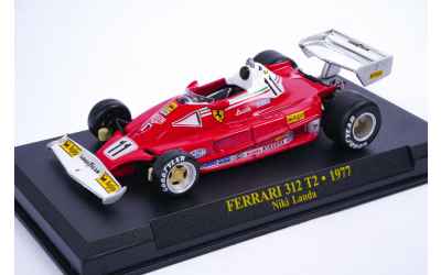 pdm FERRARI 312 T2 1977 NIKI LAUDA N11 1/43 CON TECA