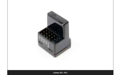 sanwa Sanwa RX-492 Waterproof 2.4GHz FH5/FH5U SXR Response Telemetry Receiver 107A41383A (for EP car)
