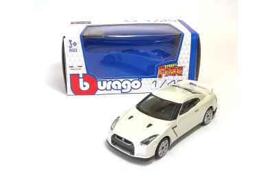 burago BURAGO STREET FIRE 1:43 NISSAN GT-R 2009 BIANCO PERLATO