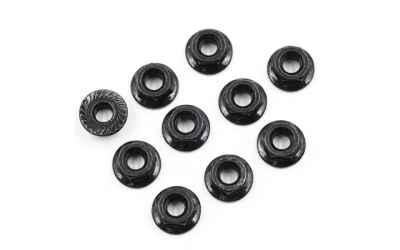 xpress dadi ruota M4 con flangia (10pz) neri