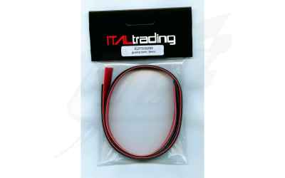 ezpower guaina termoretraibile da 8mm 1m nero-rosso