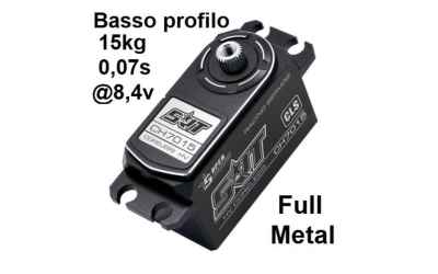 SRT servocomando SRT coreless HV 8,4v 0.07s 15kg