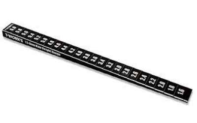 t-work's scalimetro per altezza telaio doppia facciata da 1.5-5.9 e 1,6-6mm T'works