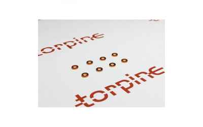 torpine set rasamenti M3 da 1mm 8pz orange