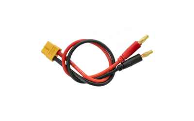 robitronic cavo per alimentazione siliconico banana da 4mm maschio-xt60 femmina 1pz