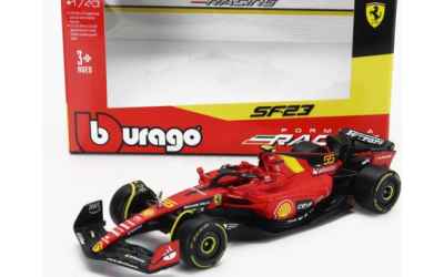 burago FERRARI FORMULA 1 SF23 MONZA GP N.55 SAINZ SCALA 1/43