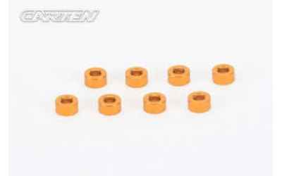 carten set spessori M3x6x3mm orange 8pz