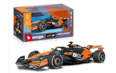 burago burafo 1/43 Mclaren formula1 mcl38 Miami GP 2024 Lando Norris n.4