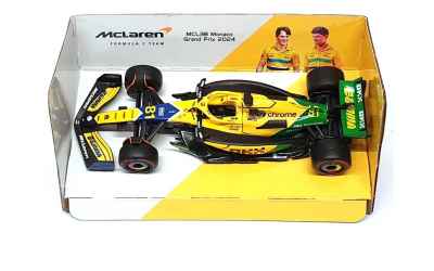 burago burago 1/43 formula 1 Mclaren mcl38 Monaco gran prix 2024 N.81 Oscar Piastri