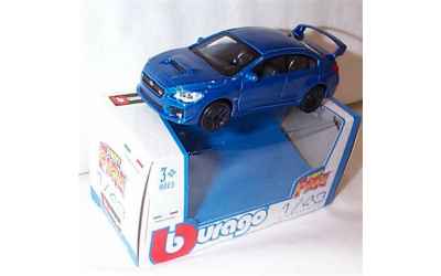 burago Burago 1/43 Subaru WRX 2017 blu met.