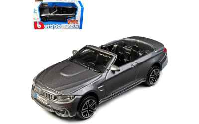 burago BURAGO STREET FIRE 1:43 BMW M4 grigio scuro met. cabrio