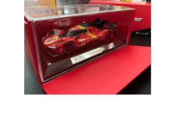 burago BURAGO FERRARI  499P N51 WINNER 24h LE MANS 2023 A.PIER GUIDI - J.CALADO - A.GIOVINAZZI