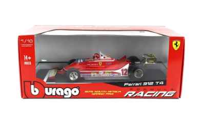 burago burago 1/18 Ferrari 312 T4 1979 South Africa Grand Prix n12 G. Villeneuve