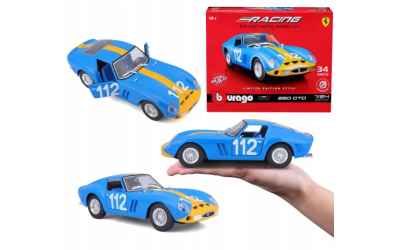 burago burago 1/24 Ferrari 250 GTO targa Florio 1964 n.112 (kit con basetta)