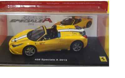 pdm Ferrari 1/43 458 Italia Speciale A Spider 2013 giallo modena con teca
