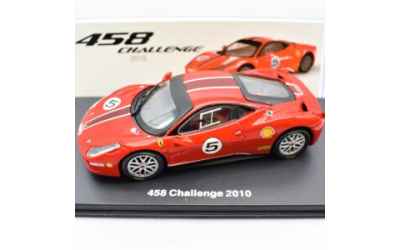 pdm Ferrari 1/43 458 Italia 8C n5 Challenge 2010 con teca