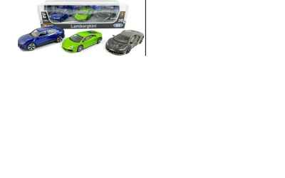 burago Burago set da 3 Lamborghini 1/43 (Urus 2018-Aventador 2018-CentenarioLP770-4)