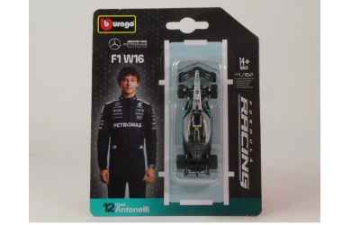 burago Burago 1/64 Mercedes F1 W16 N.12 Kimi Antonelli