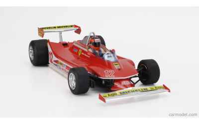burago 	LIMITED EDITION F1 312T4 N 12 WINNER WATKINS GLEN GP USA (WITH PILOT FIGURE AND RAIN WHEELS) 1979 GILLES VILLENEUVE