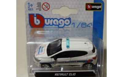 burago burago 1/64 Renault Clio Police Municipale 2019