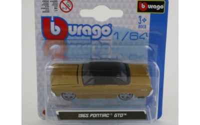 burago burago 1/64 Pontiac GTO gold met. 1965