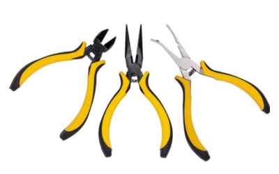 hobbytech set di 3 pinze Hobbytech (pinza a becchi- tronchesina- estrai uniball)