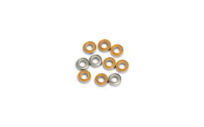hobbytech cuscinetto singolo con schermatura in gomma orange da un lato 5x10x4mm (1pz)