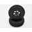set di 4 gomme e cerchi neri incollati per scaler 1/10 (4pz)