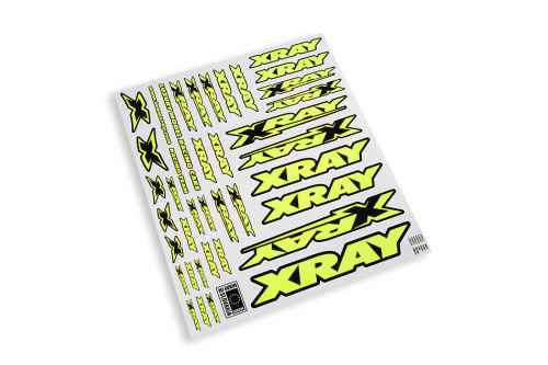 adesivi xray per carene (giallo fluo)