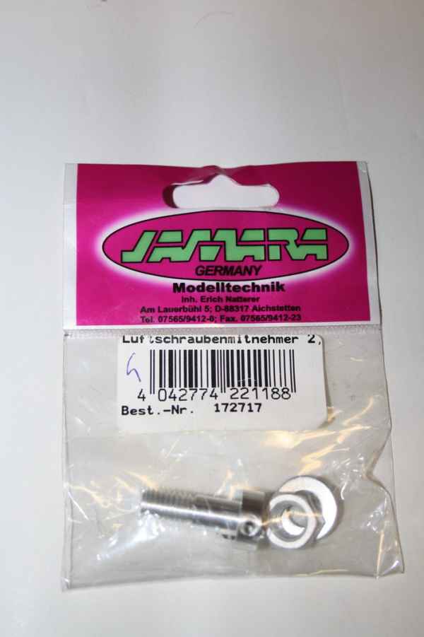 mozzo da 2 jamara - accessori-ricambi aeromodelli, eliche-ogive-mozzi-riduzioni