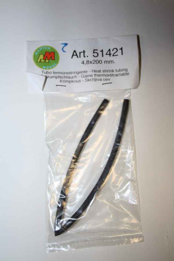 termorestringente nero 4.85x200mm mantua - elettronica-cavetteria, termoretraibile termorestringente nero 4.85x200mm mantua - elettronica-cavetteria, termoretraibile