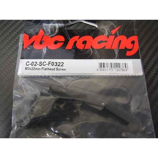 M3x22mm flathead screw vbc - viteria, bulloncini e viti con testa svasata