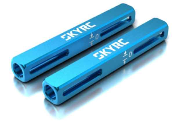 chassis drop gauge support blocks (blue) skyrc - attrezzi,  per set up-porta modelli