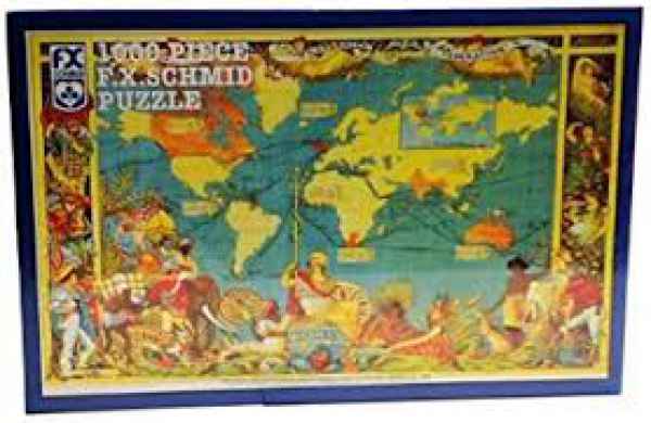 schmid puzzle antique map of the british empire in 1886