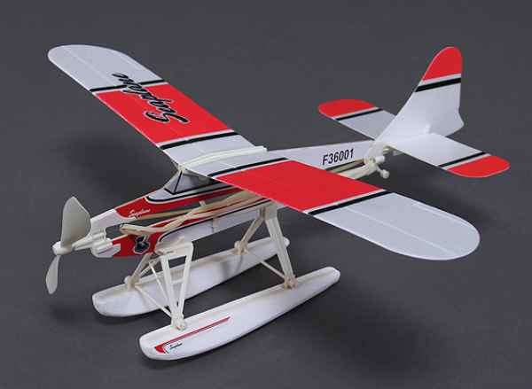 aereo a propulsione elastica float plane super realistico