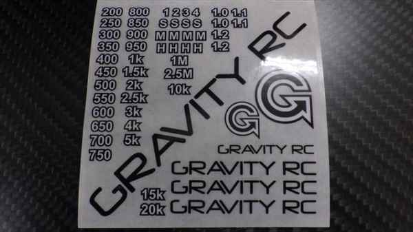 decals carena e identificativo olio ammortizzatori-differenziale gravity rc - carrozzerie ed accessori, adesivi e mascherature carene