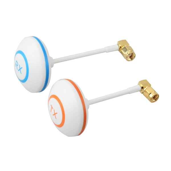 5.8ghz circular polarized antenna ( nella confezione solo antenna RX right angle SMA female) life - droni, ricambi e accessori per RACER FPV