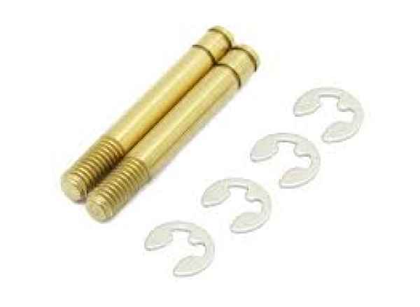 steli rivestiti in titanio 2pz tc10-tr10-xray t4 (2pz) teamc - ricambi e optional automodelli,  team C tc10- tr10