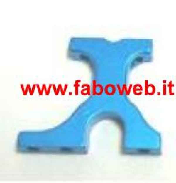 banchino in alluminio supporto puleggia centrale trp - ricambi e optional automodelli, trpwce (simil sakura- simil tamiya trf)