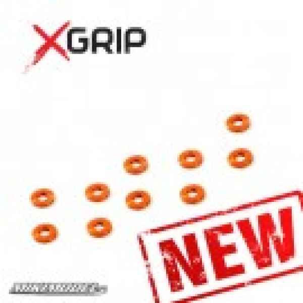 spessori in alluminio m3 orange da 1mm xgrip - viteria, spessori in alluminio generici