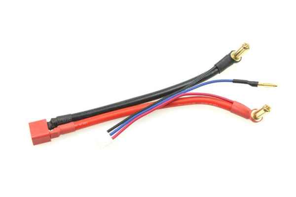 cavo di ricarica deans femmina e plug da 5mm con presa bilanciatore per lipo 2s intellect - elettronica-cavetteria, cavi di ricarica-cavi bilanciatore