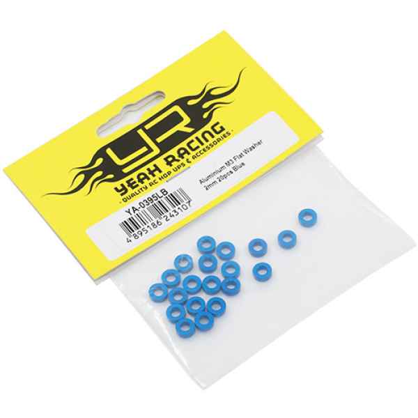 Yeah Racing Spessori in M3 in alluminio 2 mm BLU (20) yeahracing - viteria, spessori in alluminio generici Yeah Racing Spessori in M3 in alluminio 2 mm BLU (20) yeahracing - viteria, spessori in alluminio generici