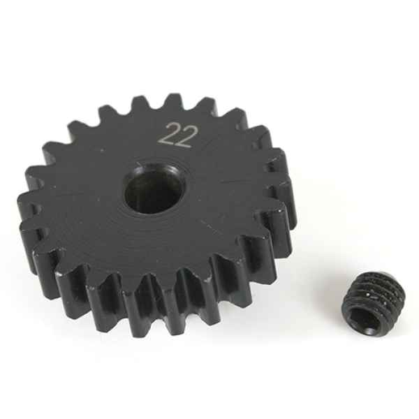 pignone modulo 1 da 22 denti foro 5mm kfactory - corone e pignoni, pignoni mod.1