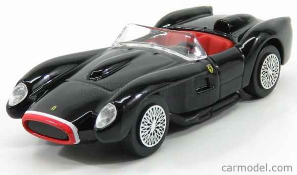 FERRARI 250 TESTA ROSSA 1/43 (nera come in foto) burago - automodelli statici- da collezione, FERRARI GT DA COLLEZIONE 1/43-1/24