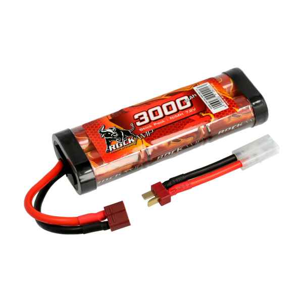 Robitronic NiMH battery 3000mAh 7.2V stick pack T-connector & Tamiya