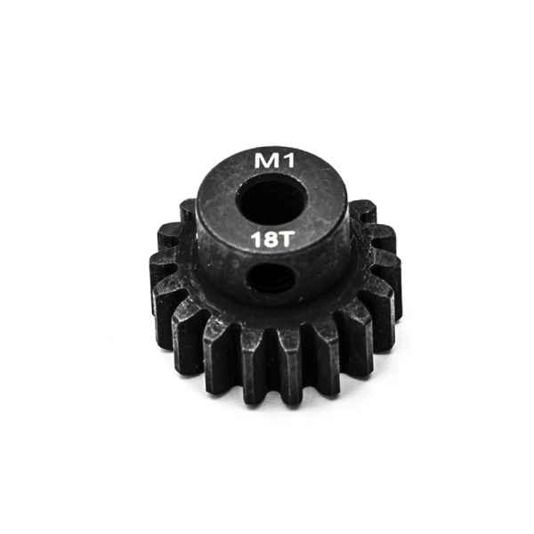 pignone M1 da 18t con foro 5mm hobbytech - corone e pignoni, pignoni mod.1