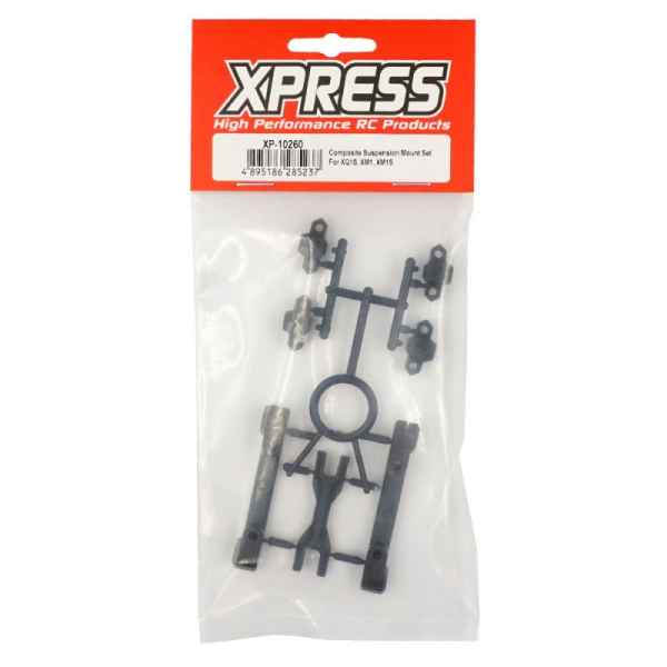 set attacco bracci per automodelli XQ1S-XM1-XM1S xpress - ricambi e optional automodelli, XPRESS EXECUTE XQ10-XQ11-XQ2S-XQ10R-DR1S-FT1-FT1S-XQ1-AT1-XM1-XM1S-XQ1-XQ1S